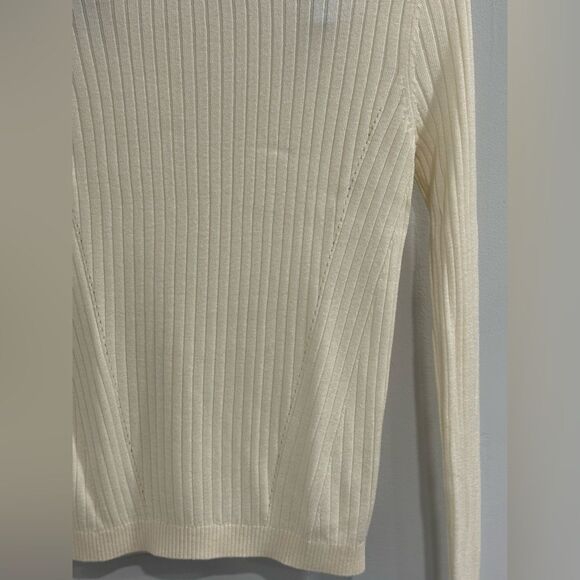 Garage Cream Ribbed Sweater - Picture 7 of 8